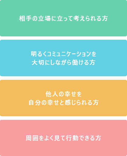 翠浩会の求める人材